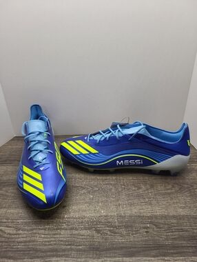 Adidas F50 Messi Elite FG  Men’s Size 12 Soccer Cleats Blue Style JP7435 New
